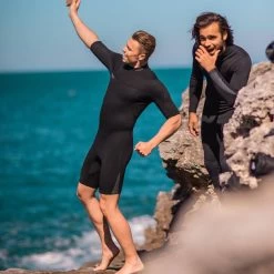 Jobe 2mm Atlanta Shorty Wetsuit Black -Aqua Sport Soldes combinaison shorty jobe 2mm atlanta noir 2