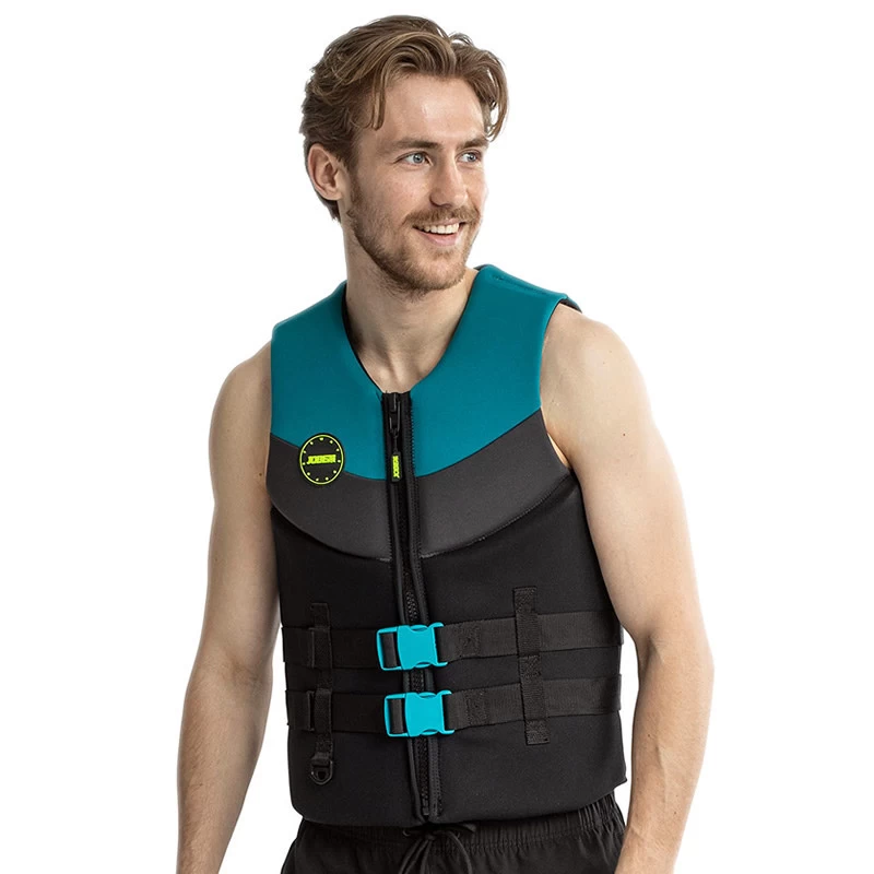 Jobe Men's Neoprene Vest Teal 3 Jobe Men's Neoprene Vest Teal