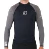 Lycra Manches Longues Jetpilot Flight Noir -Aqua Sport Soldes lycra manches longues jetpilot flight noir