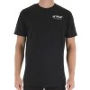 T-shirt Jetpilot Established Black -Aqua Sport Soldes t shirt jetpilot established black