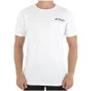 T-shirt Jetpilot Established White -Aqua Sport Soldes t shirt jetpilot established white