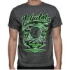 T-shirt Jetpilot Player Gray -Aqua Sport Soldes t shirt jetpilot player gray