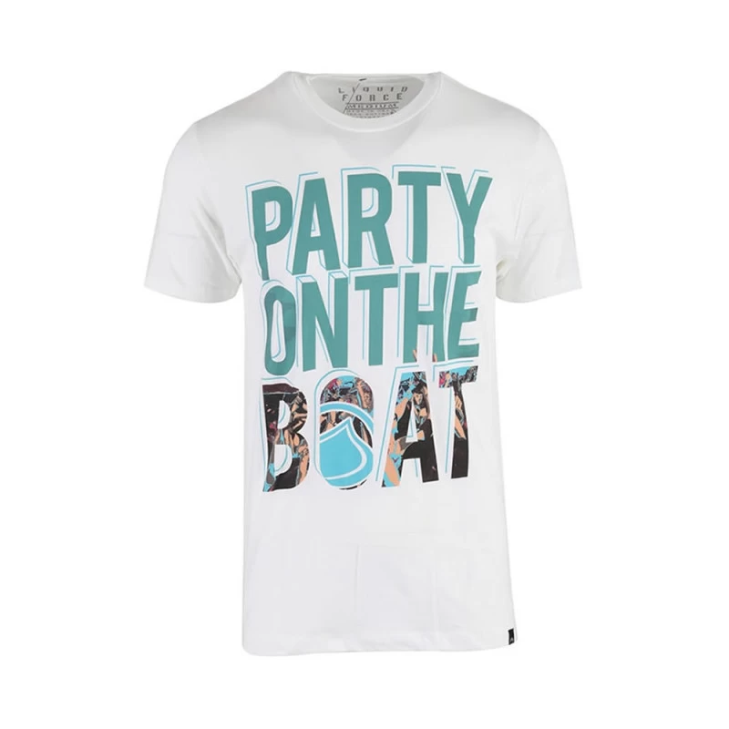 T-shirt Liquid Force Party White 3 T-shirt Liquid Force Party White