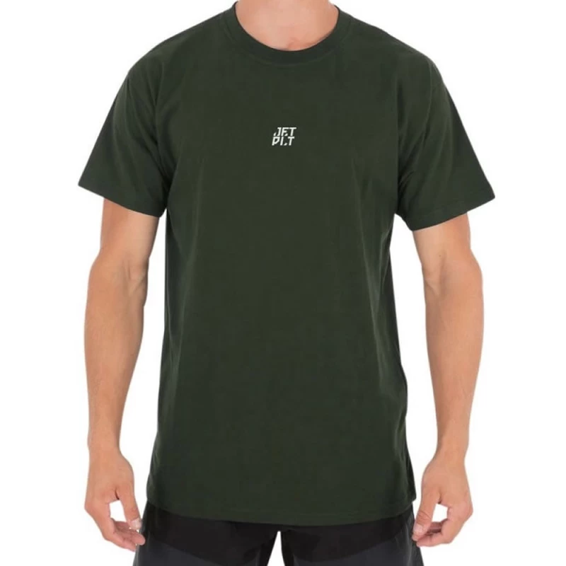 Tee-shirt Jetpilot Seekers Manches Courtes Vert 3 Tee-shirt Jetpilot Seekers Manches Courtes Vert
