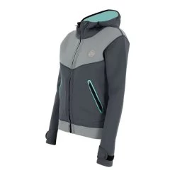 Veste Tour Coat Jetpilot Flight (Courte) Gris/Bleu 2mm -Aqua Sport Soldes veste tour coat jetpilot flight courte grisbleu 2mm 1 1
