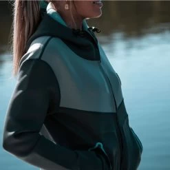 Veste Tour Coat Jetpilot Flight (Courte) Gris/Bleu 2mm -Aqua Sport Soldes veste tour coat jetpilot flight courte grisbleu 2mm 1 3